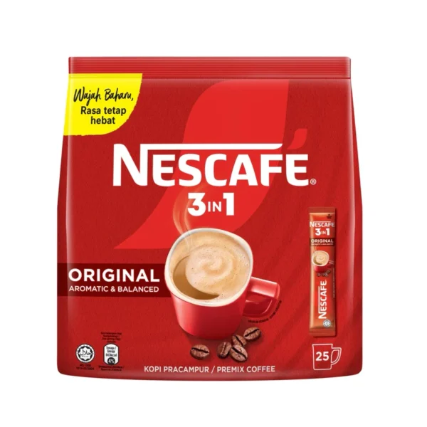 NESCAFÉ Original 3-in-1 (25 x 18g) – Aromatic & Rich Blend