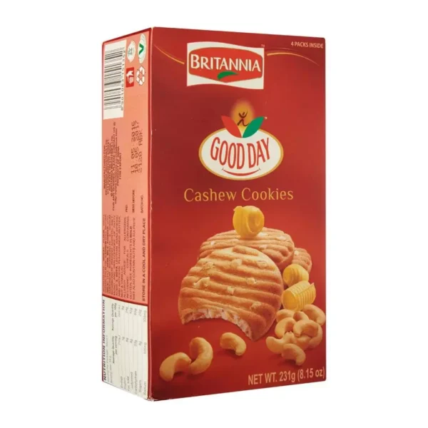 Britannia Good Day Cashew Nut Cookies - 231g