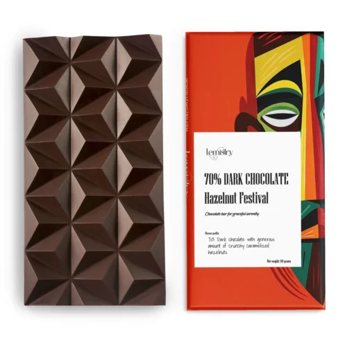 my-11134207-7rasl-m4bisnyv610936.webp Lemistry 70% Dark Chocolate Bar with Caramelized Hazelnut Cocoa Nut Healthy Food Snacks