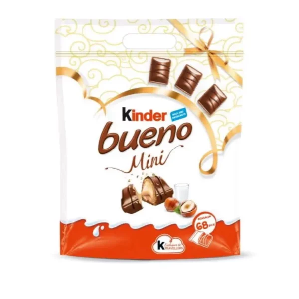 Kinder Bueno Minis 68pcs – Milk Chocolate with Hazelnut Filling