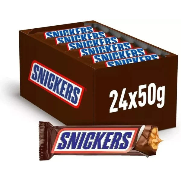 Snickers Peanut Chocolate Energy Bar 24 x 50g