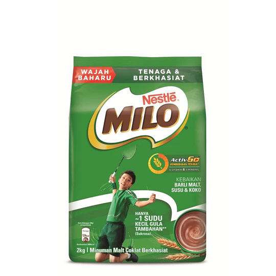 Nestle Milo Activ-Go 1.8kg Rich Chocolate Malt Beverage With Vitamins