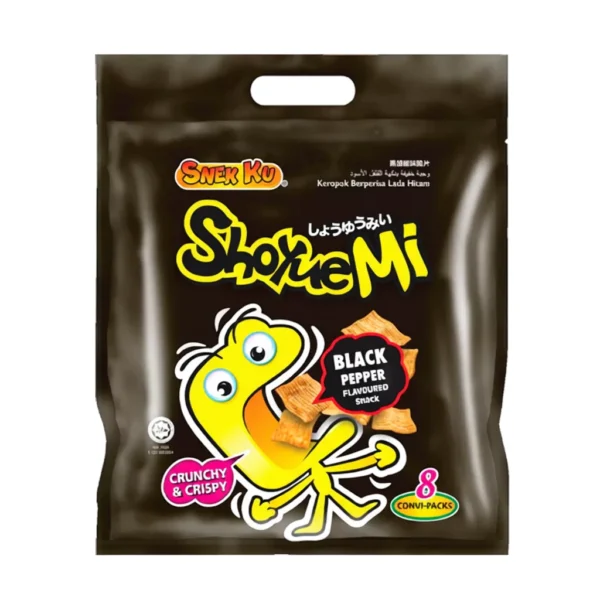 Snek Ku Shoyuemi Party Pack 14g x 8 Pcs - Spicy / Black Pepper / Original / Seaweed