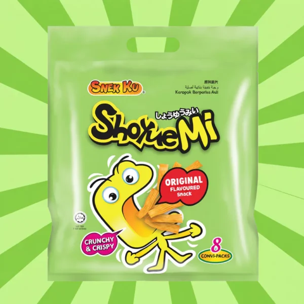 Snek Ku Shoyuemi Party Pack 14g x 8 Pcs - Spicy / Black Pepper / Original / Seaweed