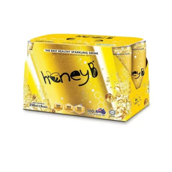 Honey B Sparkling Honey Drink 250ML X 6